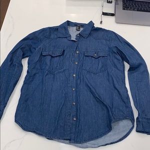 Forever 21 denim button down